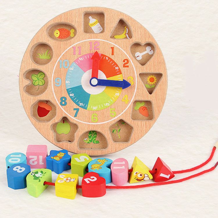 childrens wooden clock