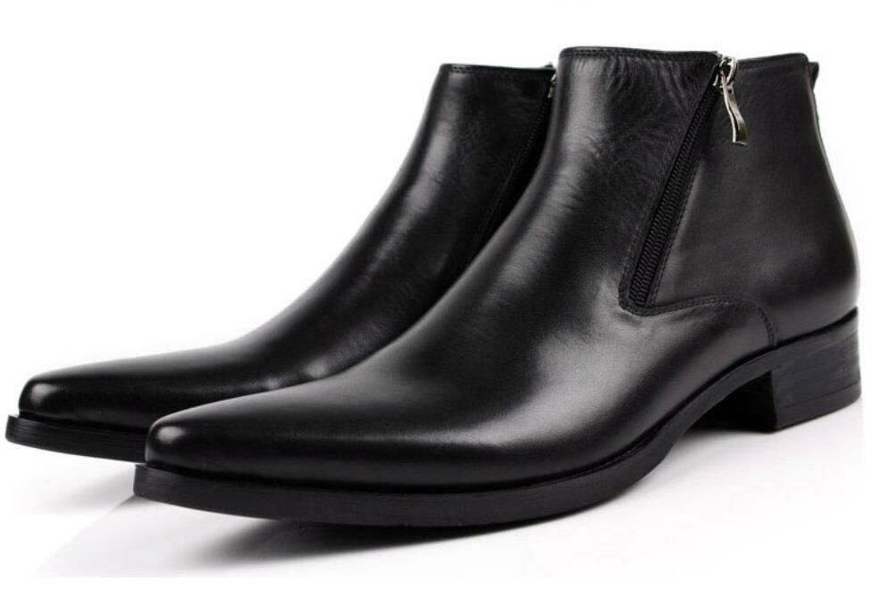 asos leather chelsea boots