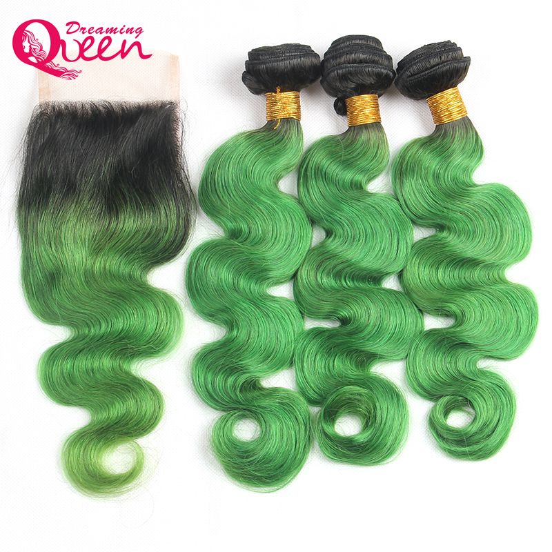 emerald hair extensions