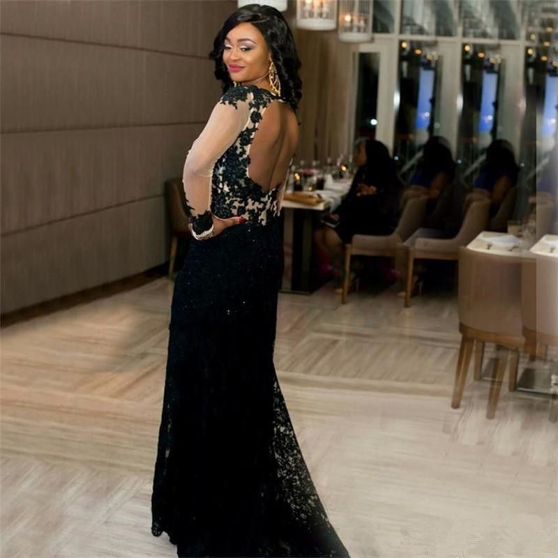 Robe soirée top 2019 noire