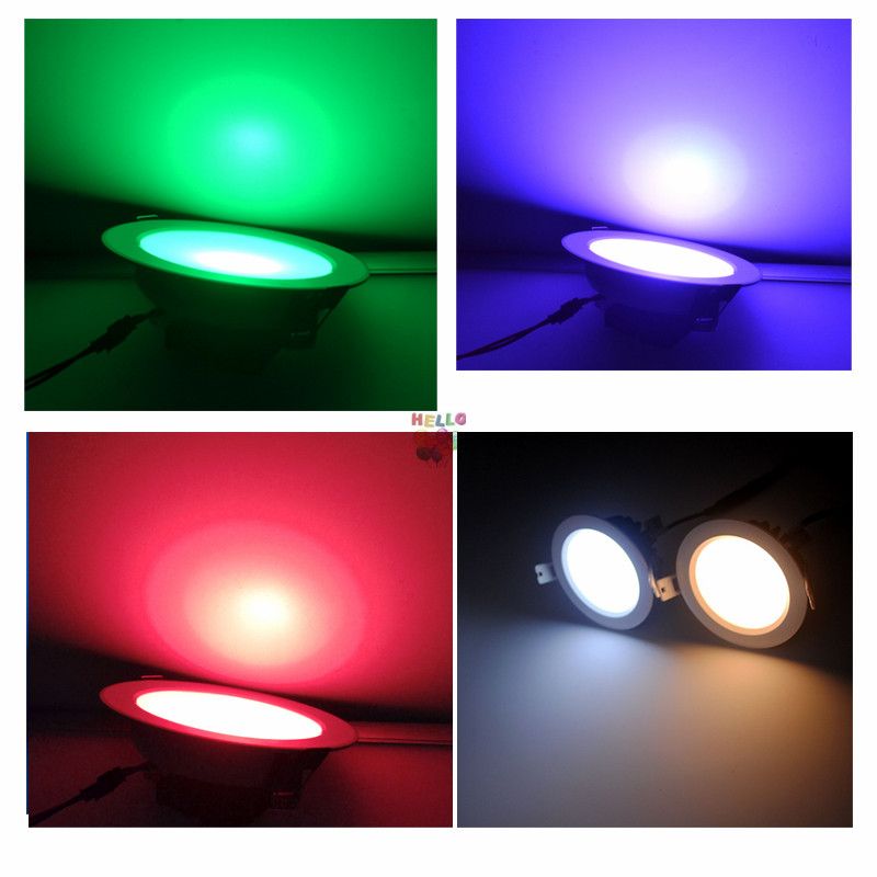 2019 Rgb Rgbw Led Ceiling Lights High Power 10w Led Downlights Recessed Lamps Timer Remote Control Led Driver From Ledstar 70 76 Dhgate Com