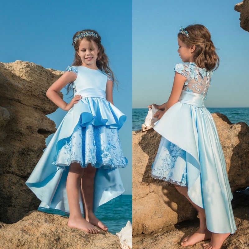 light blue girls dress