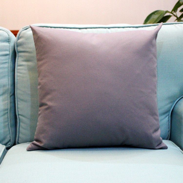 Plain Throw Pillow Covers Pillow Case Square Cotton Pillowcases Cushion