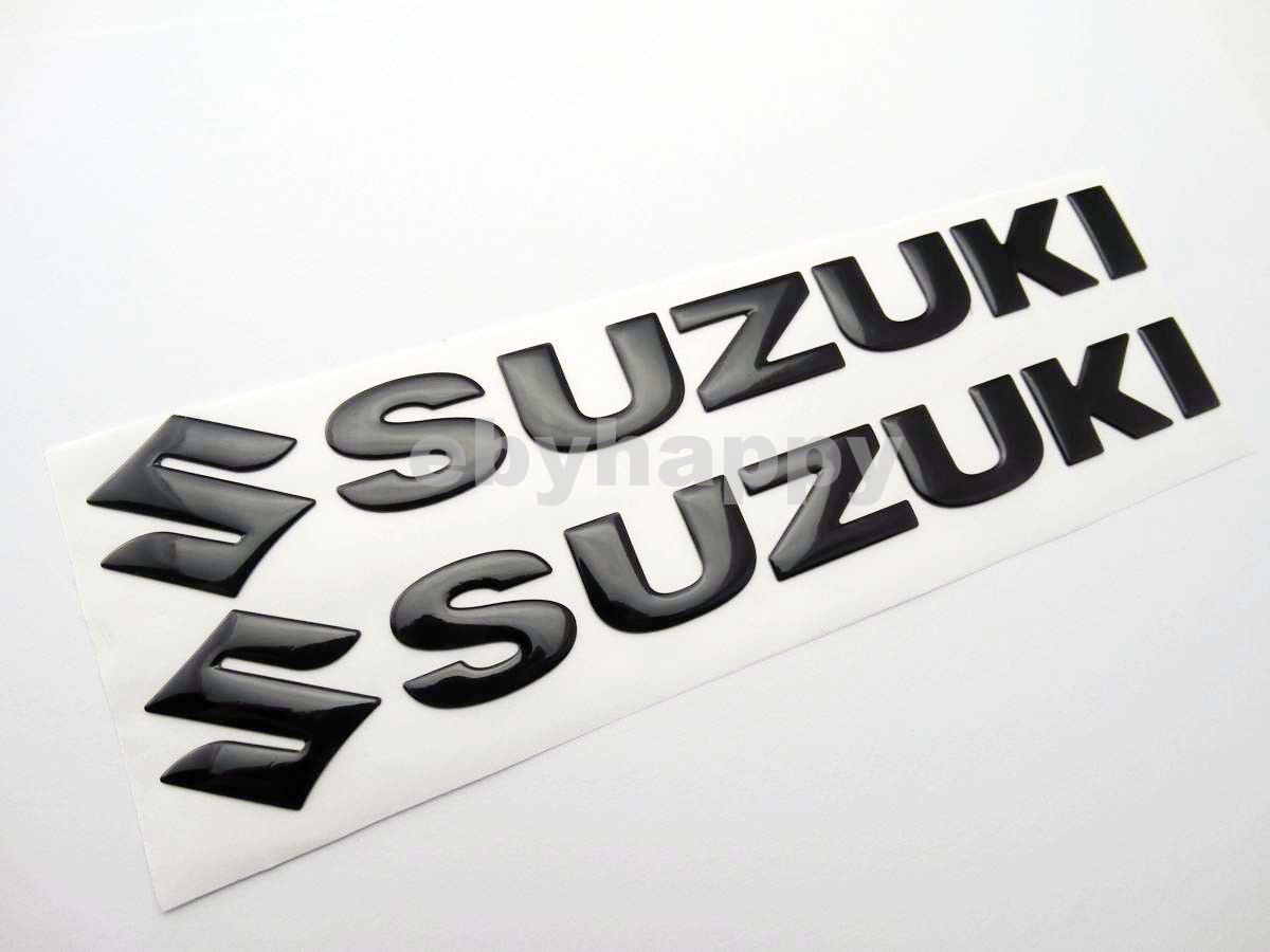 5cm Motorcycle 3D S Logo Fuel Tank Badge Fairing Emblem Decal Sticker For Suzuki