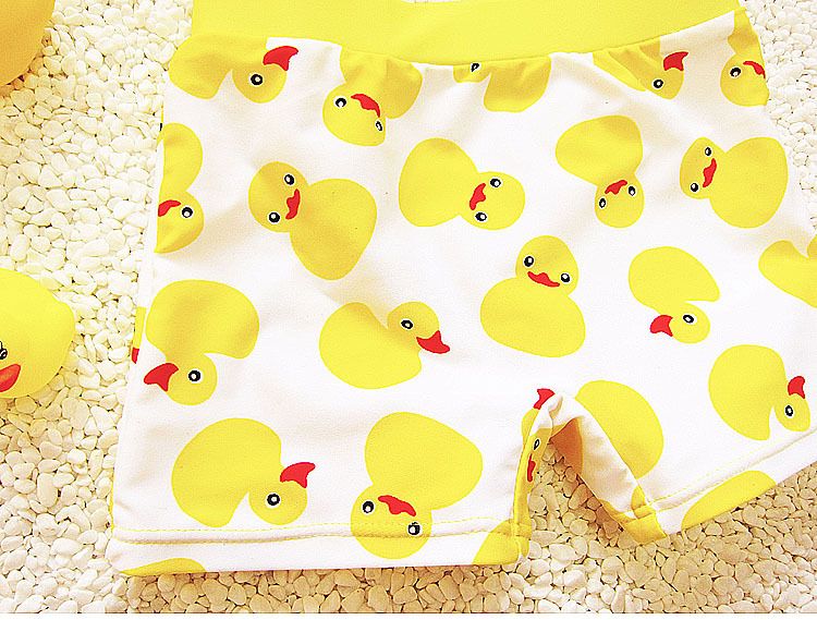 Baby Toddler Boy Swim Trunk Duck Swimming Shorts with Swim Hat
