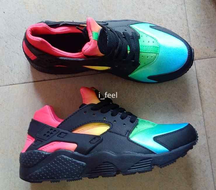 rainbow huaraches shoes