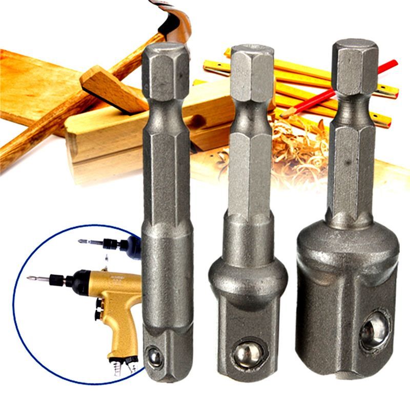 8 Douille Impact Adaptateur 1/4 Tige Hex à 1/4" 3/8" 1/2" extension Forets 8 Douille Impact Adaptateur 1/4 Tige Hex à 1/4" 3/8" 1/2" extension Forets