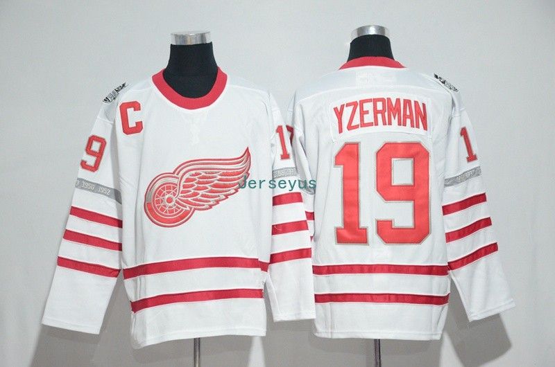 centennial classic red wings jersey