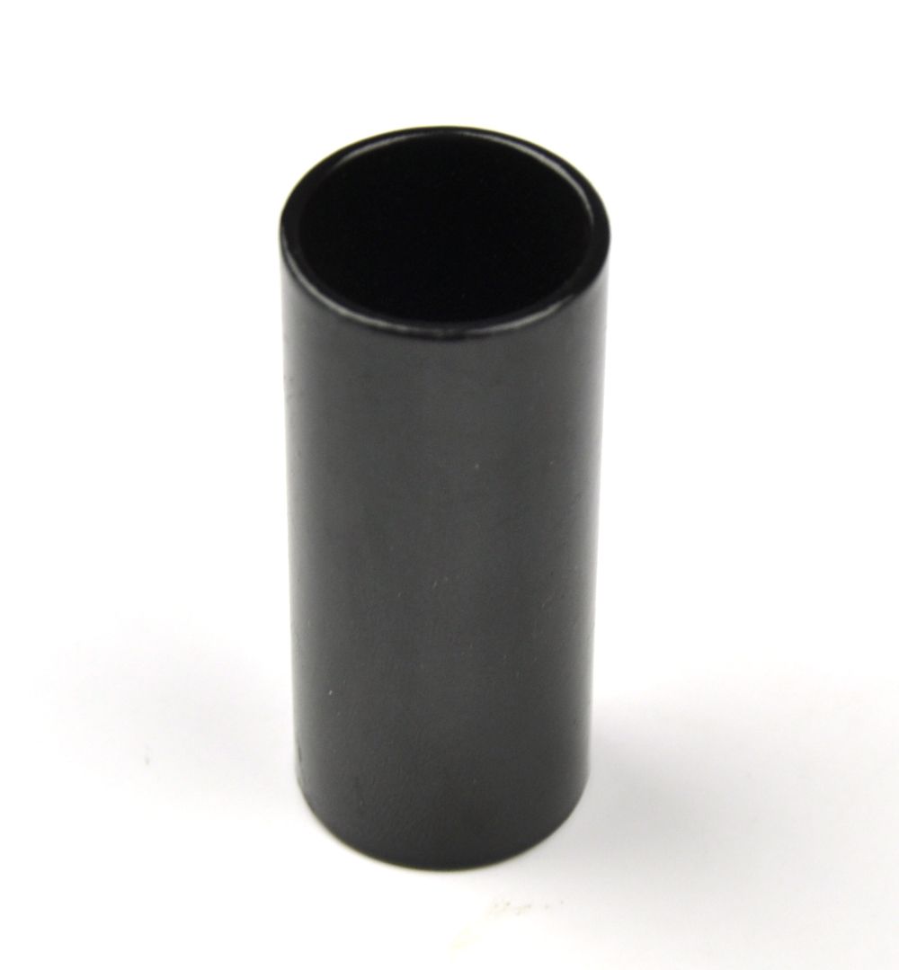 2020 Stainless Steel Guitar String Slide Finger Tube Black 60mm / 2