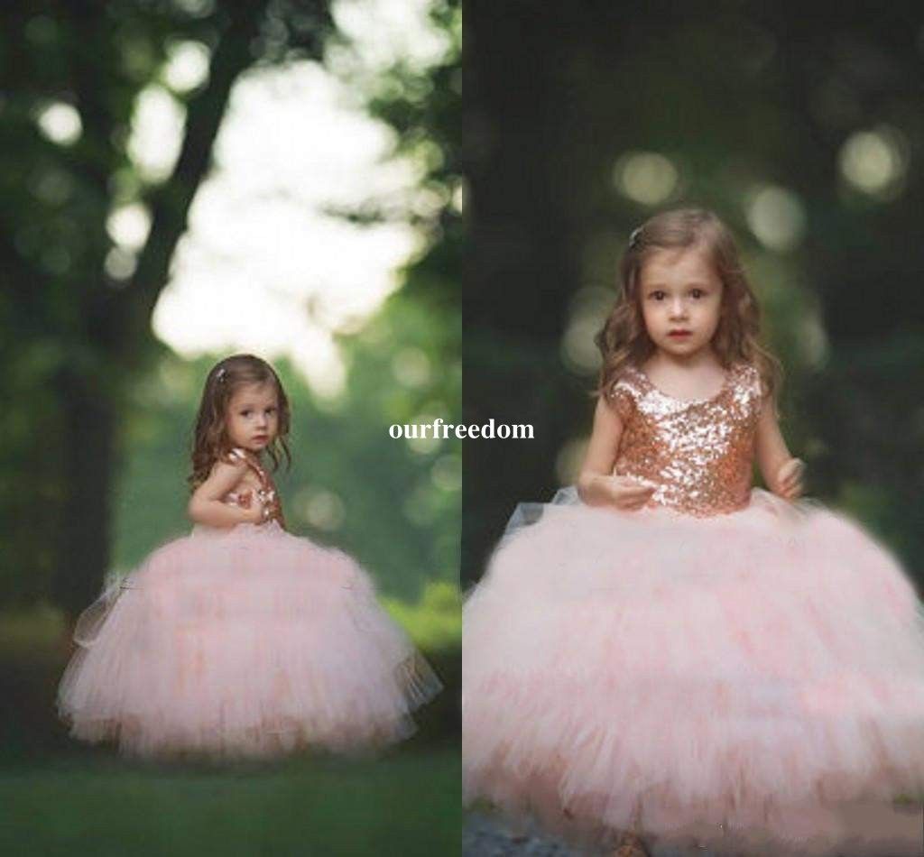 rose gold little girl dress shoes