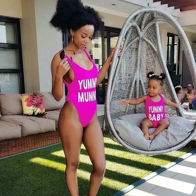 matching mum and daughter swimwear