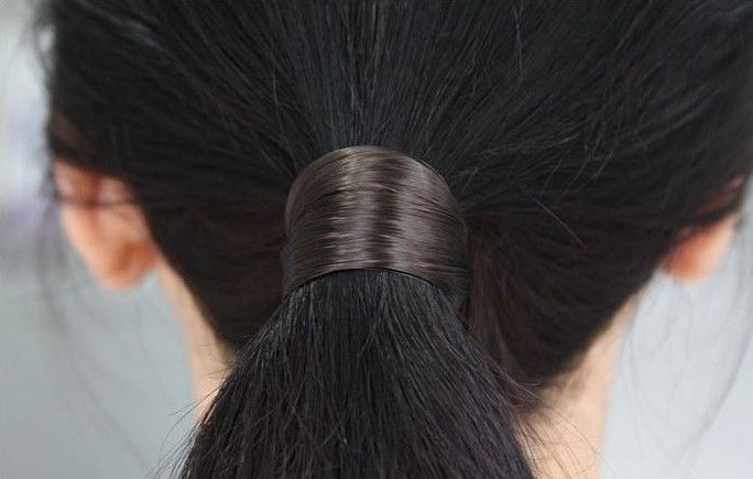 Acheter Femme Faux Cheveux Bandeaux Style Coréen élastique Accessoires Cheveux Synthétiques Perruque Queue De Cheval Titulaire Scrunchie Couvre Chef De 0 19 Du Dubaafashion Dhgate Com