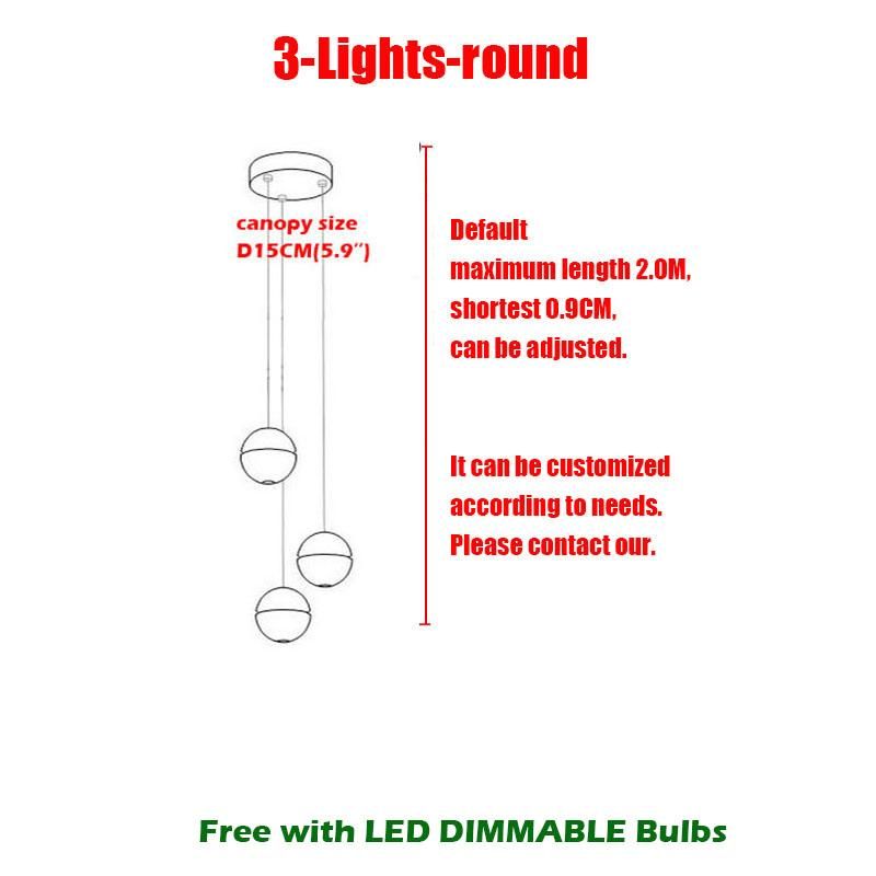 3 huvud dia15cm cirkel bas