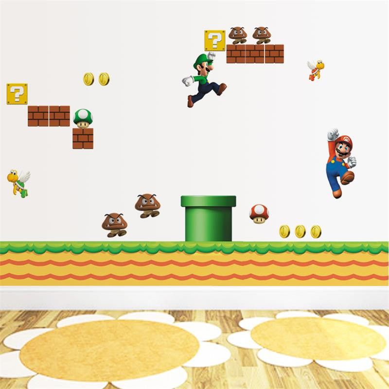 Compre Na Venda Novo Super Mario Bros Pvc Removable Wall Sticker Decal Boy Kids Room Home Decor For Barato Entrega Rápida E Qualidade Pt Dhgate - Mario Kart Home Decor Compre Na Venda Novo Super Mario Bros Pvc Removable Wall Sticker Decal Boy Kids Room Home Decor For Barato Entrega Rápida E Qualidade Pt Dhgate - Mario Kart Home Decor