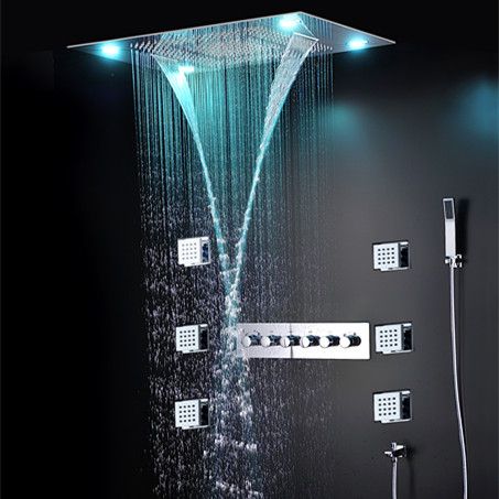 2020 Multi Function Led Shower Set Big Size 60 80cm Remote Control