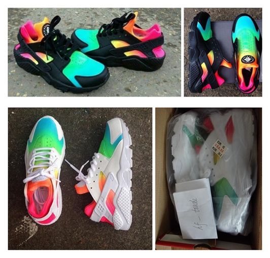 multicolor huaraches