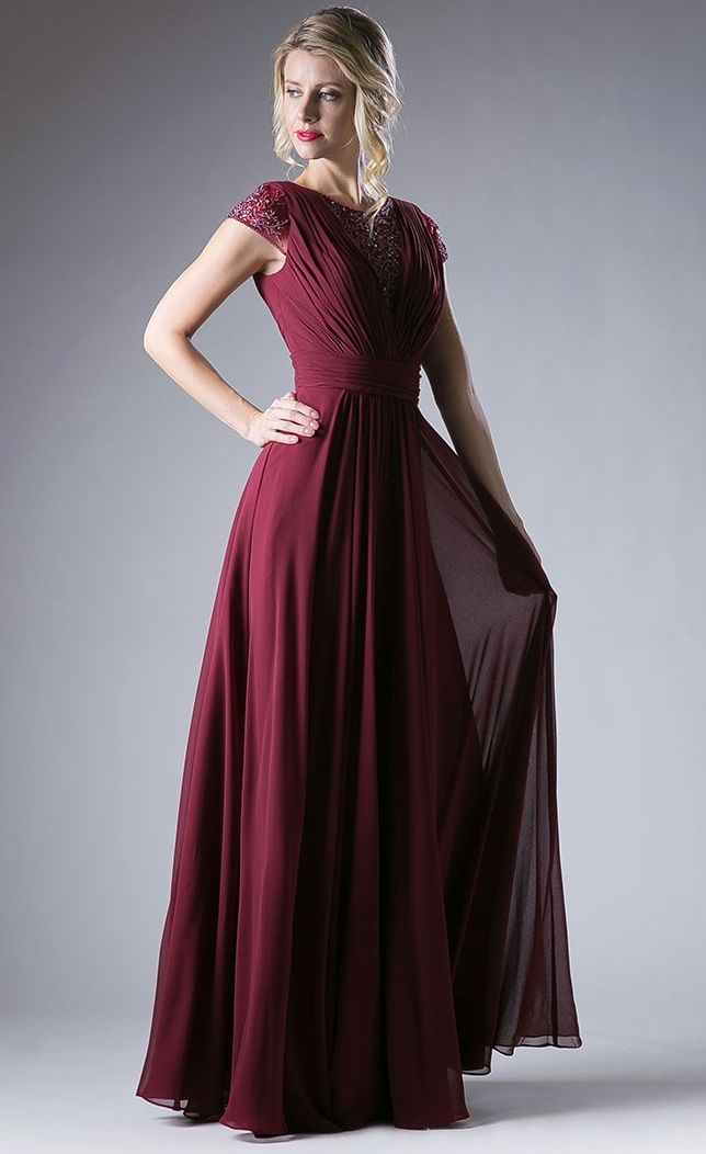 modest maroon bridesmaid dresses