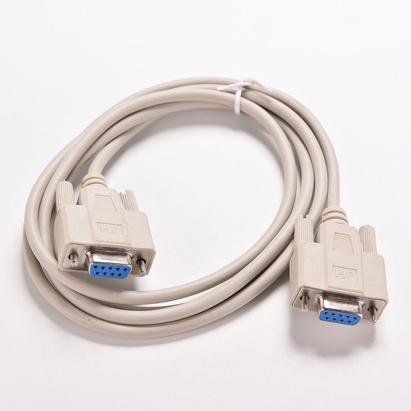 10pcs Serial RS232 Null Modem Cable Female to Female DB9 5ft Cross connection