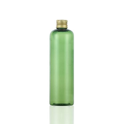 300ml Clear Green White Plastic Empty Shampoo Bottle Plastic