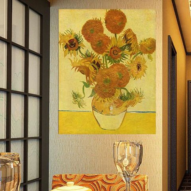 2019 Vase Of Fifteen Sunflowers Giclee Poster By Vincent Van Gogh