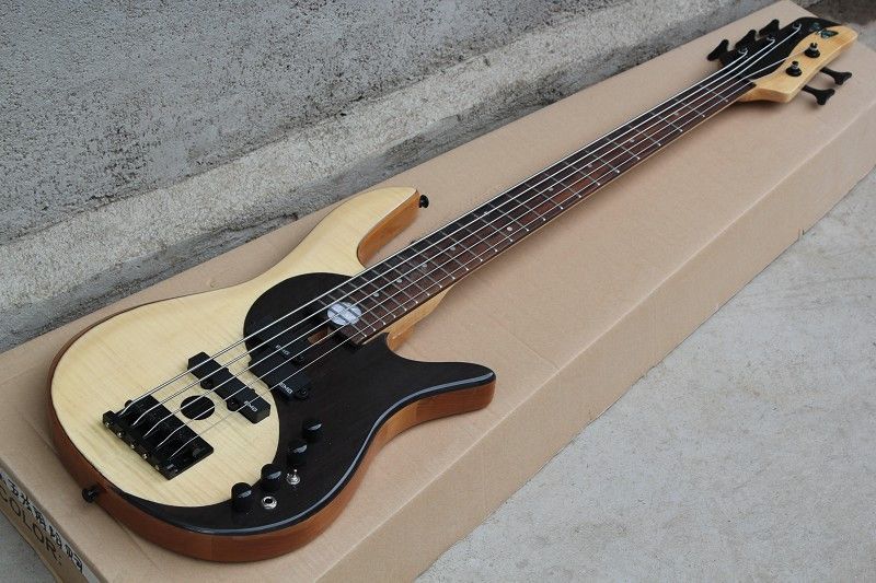 Compra Las Fotos Reales Muestran El Bajo Eléctrico De 5 Cuerdas Fodera Yin  Yang Standard Con Cuerpo Superior De Arce Flameado Pastillas EMG Bajo  Personalizado Barato | Entrega Rápida Y Calidad | Es.Dhgate