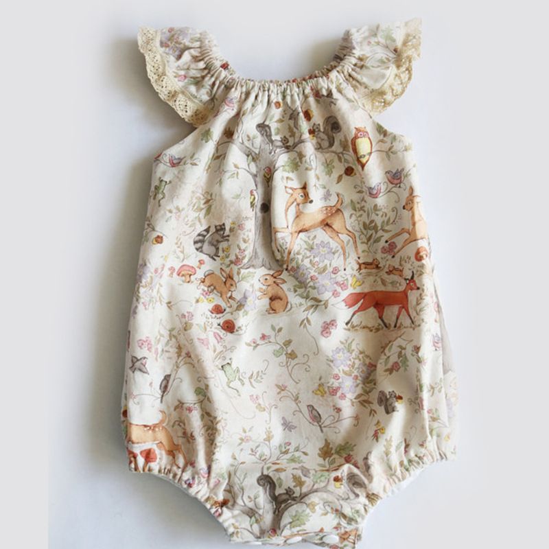 baby girl fall rompers