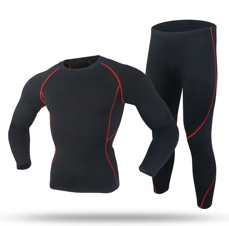 2021 New Winter Men Thermal Underwear Set Polartec Elastic Velvet Long