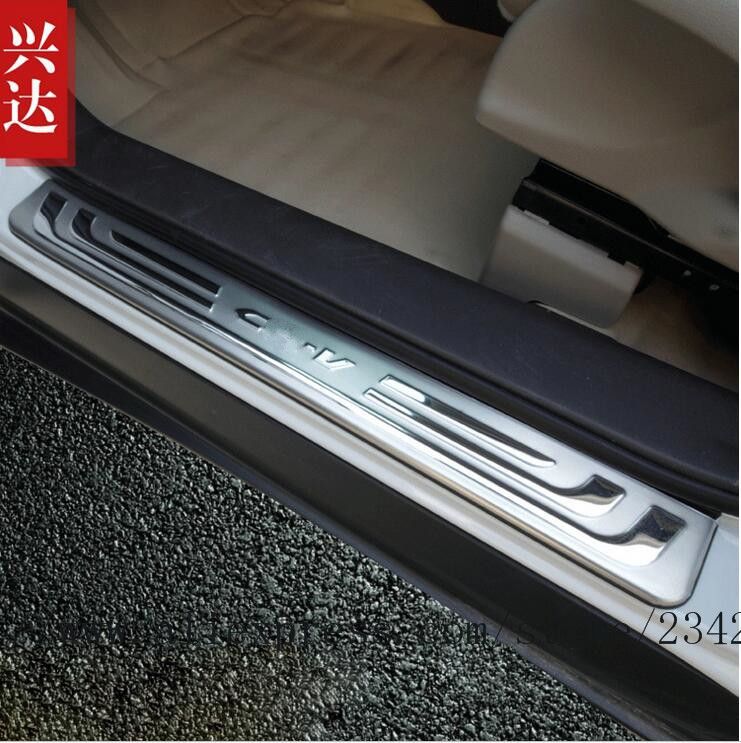 Accesorios para Honda CRV CR-V CR 20100 2014 2015 Tapa de la puerta Tapa del travesaño Placa del Tapa del protector Tapas protectoras Estilo