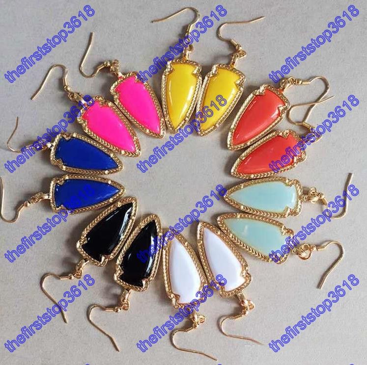 Best And Latest Earrings Type Hot Popular Kendra Scott Arrowhead Stone Chandelier Earring Various Gold Or Silver Plated Dhgate Com Silver Plated Earrings Dhgate, Kendra Scott Silver Chandelier Earrings