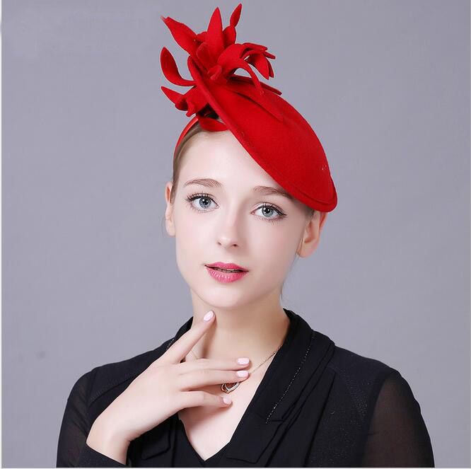 red and black hats for wedding
