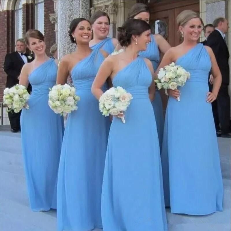 maid of honor dresses light blue