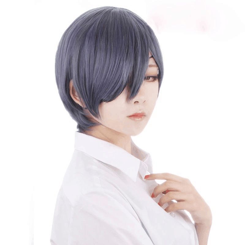Z F Cosplay 30cm Mixed Color Shot Synthetic Man Cosplay Party Wigs
