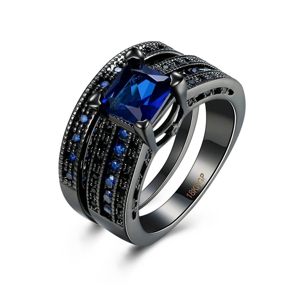 bague en or bleu bague en or bleu