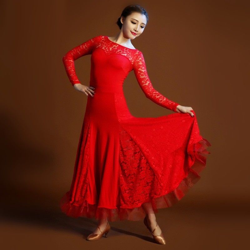 red spanish dress