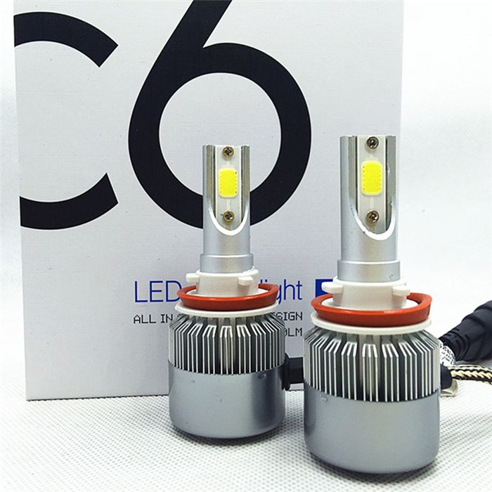 LED Headlights C6, 9004/9007/9005/9006/90120/H1/H13/H6/H3/H4/H7/H8/H9