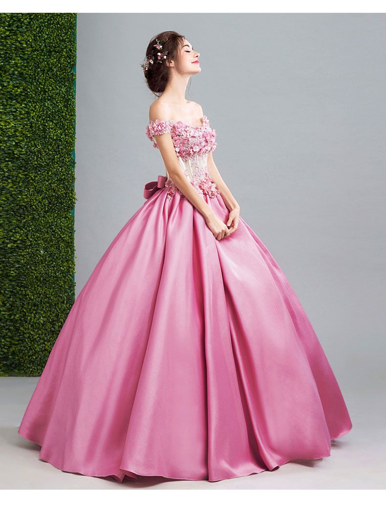 royal pink dress