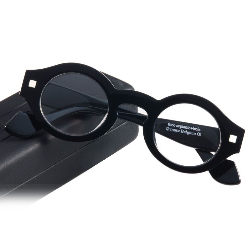 New Fashion Theo Vintage Circular Full Frame Maschio Occhiali Da Vista  Miopia Occhiali Montatura Nero Personalizzato Da Uomo Eyewear Da 76,43 € |  DHgate Italy