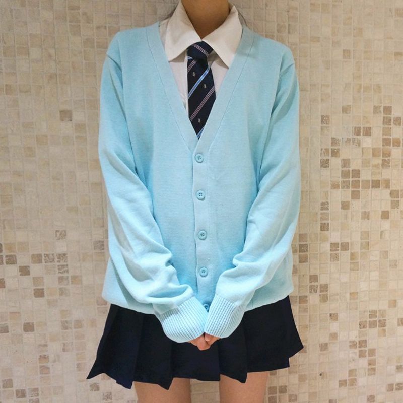 japanese school uniform cardigan