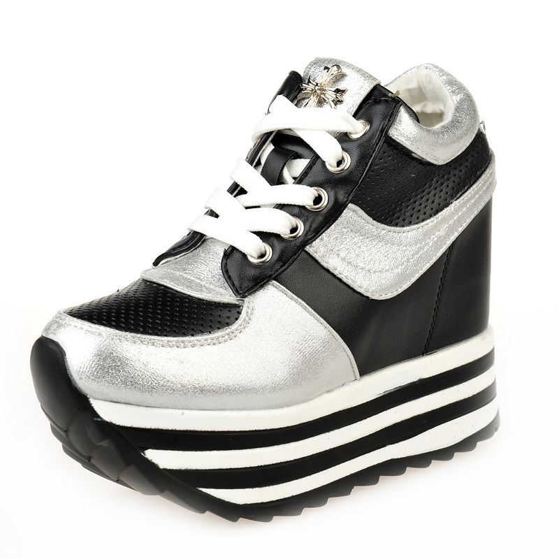 spring wedge sneakers