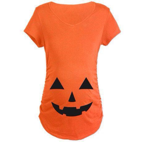 Womens Blouse Hollow Out Lace Pumpkin Print Long Sleeve Shirts Warm