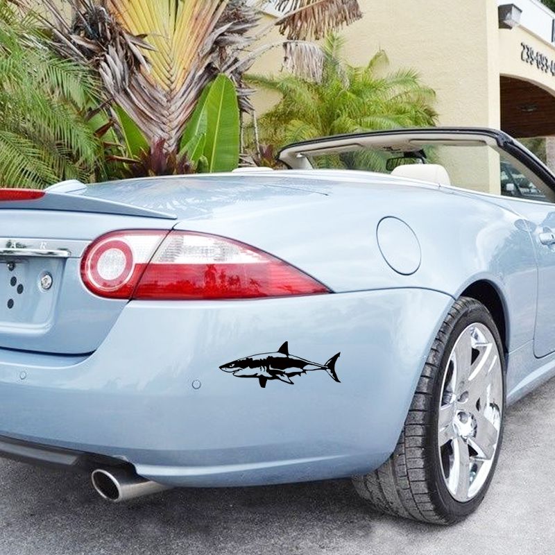 2 Diy Shark Mouth Tooth Teeth Graphics Pvc Car Sticker Decal For Car Waterproof Car Stickers Aliexpress