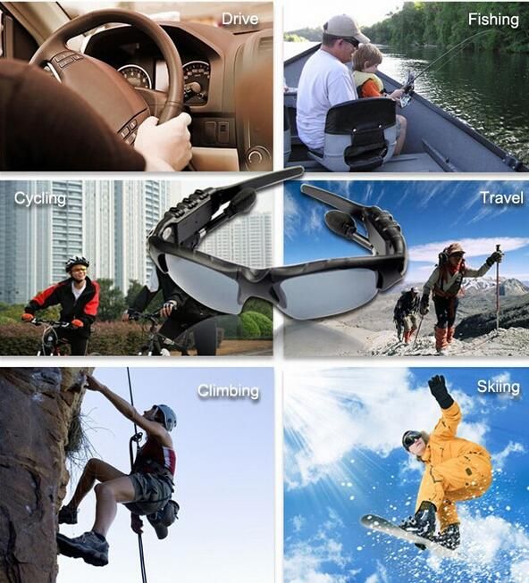 Sunglasses Bluetooth Headset Wireless Sports Headphone Sunglass Stereo