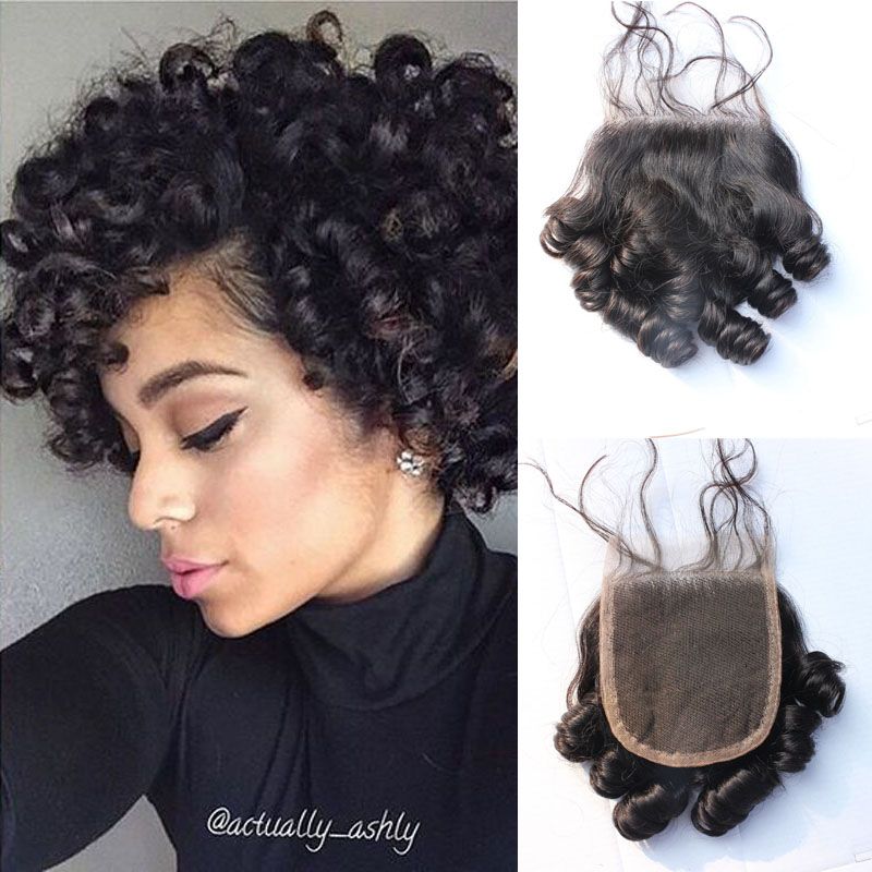 Peruvian Human Hair Funmi Hair Closure Aunty Funmi Peruvian Bouncy