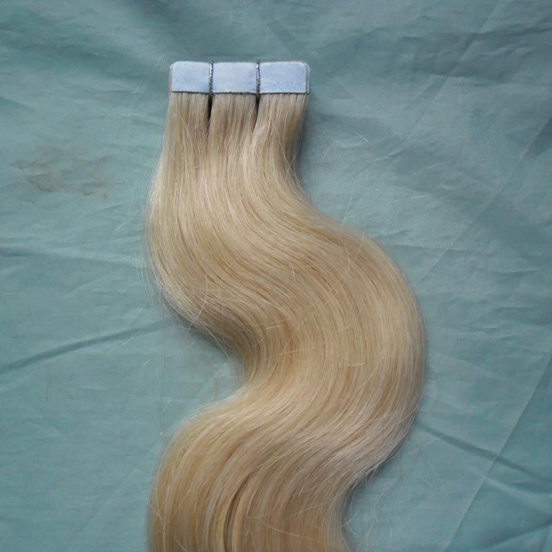 extension à clips blond platine volume