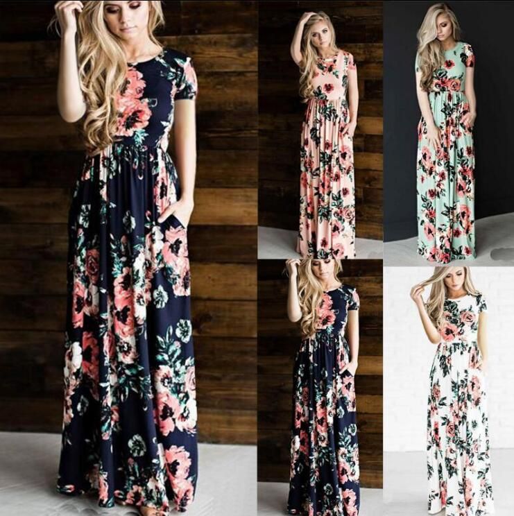 floral dress for dinner