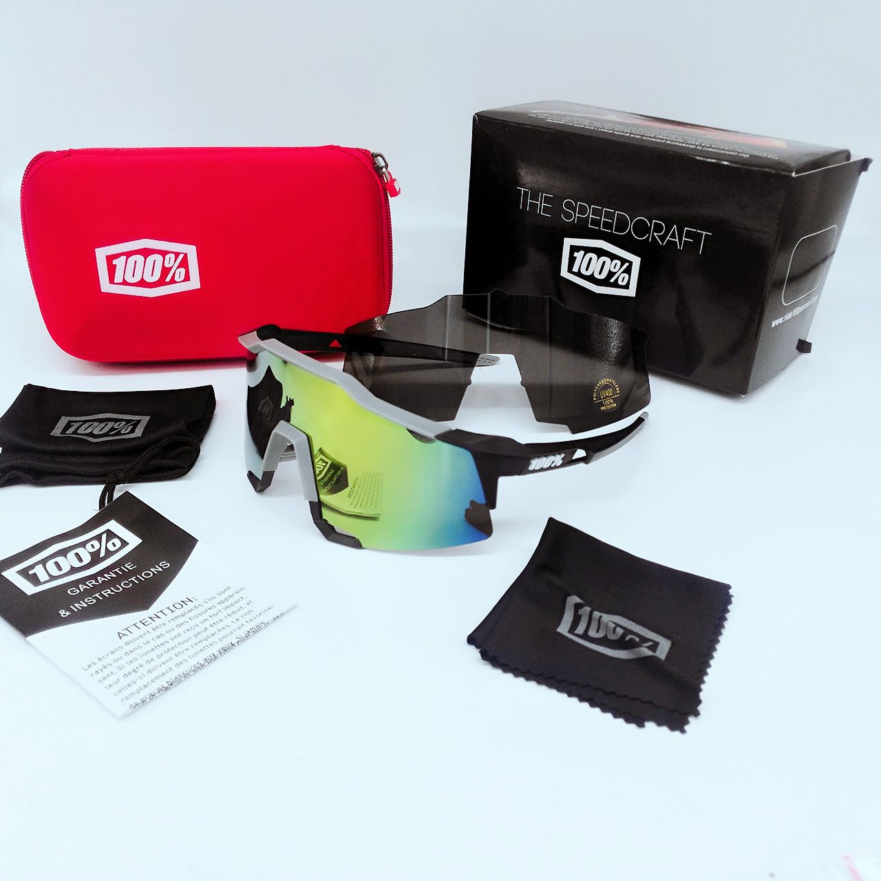 100 speedcraft cycling glasses