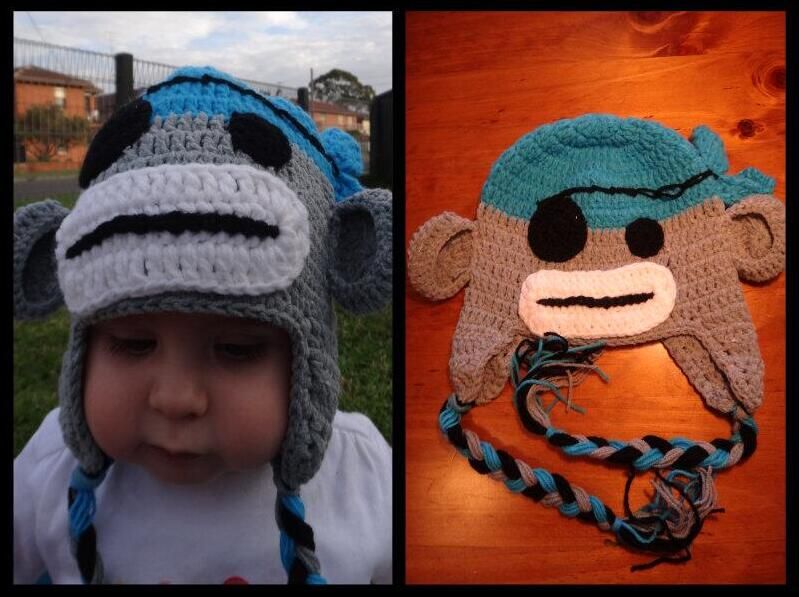 cotton monkey cap for babies