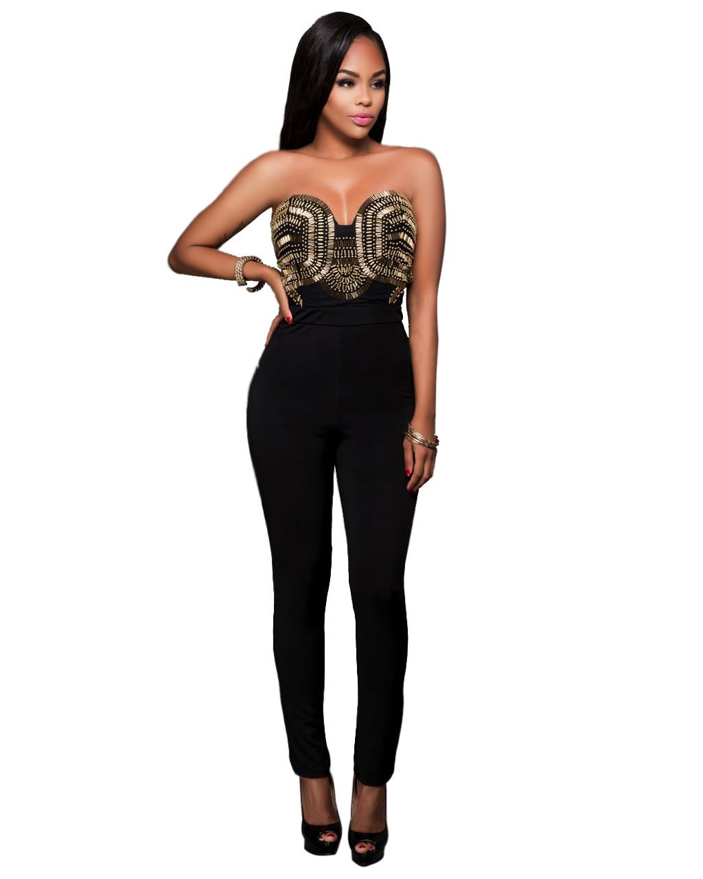 black and white store jumpsuits