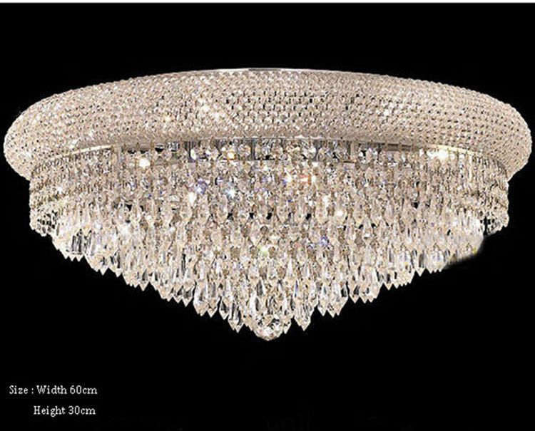 2019 Phube Lighting Empire Gold Crystal Ceiling Light Chrome Ceiling Light Lighting Modern Flush Mounted Light From Vinceyang 199 0 Dhgate Com