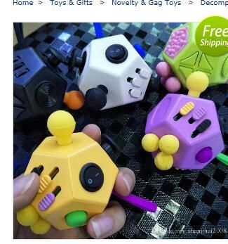fidget cube 12 caras